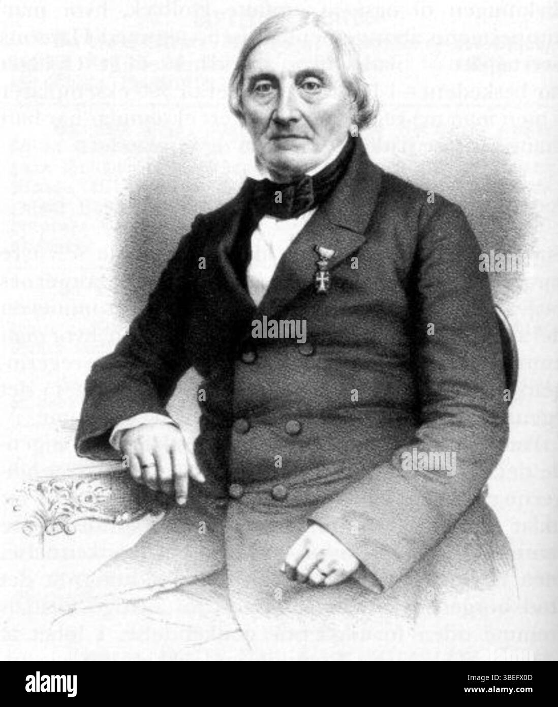 Thomas Hagedorn Svane, une figure éminente de Roskilde, au Danemark, connu pour son implication dans l'élevage de pigeons et la politique. Il était une personne influente dans la communauté locale à son époque. Banque D'Images