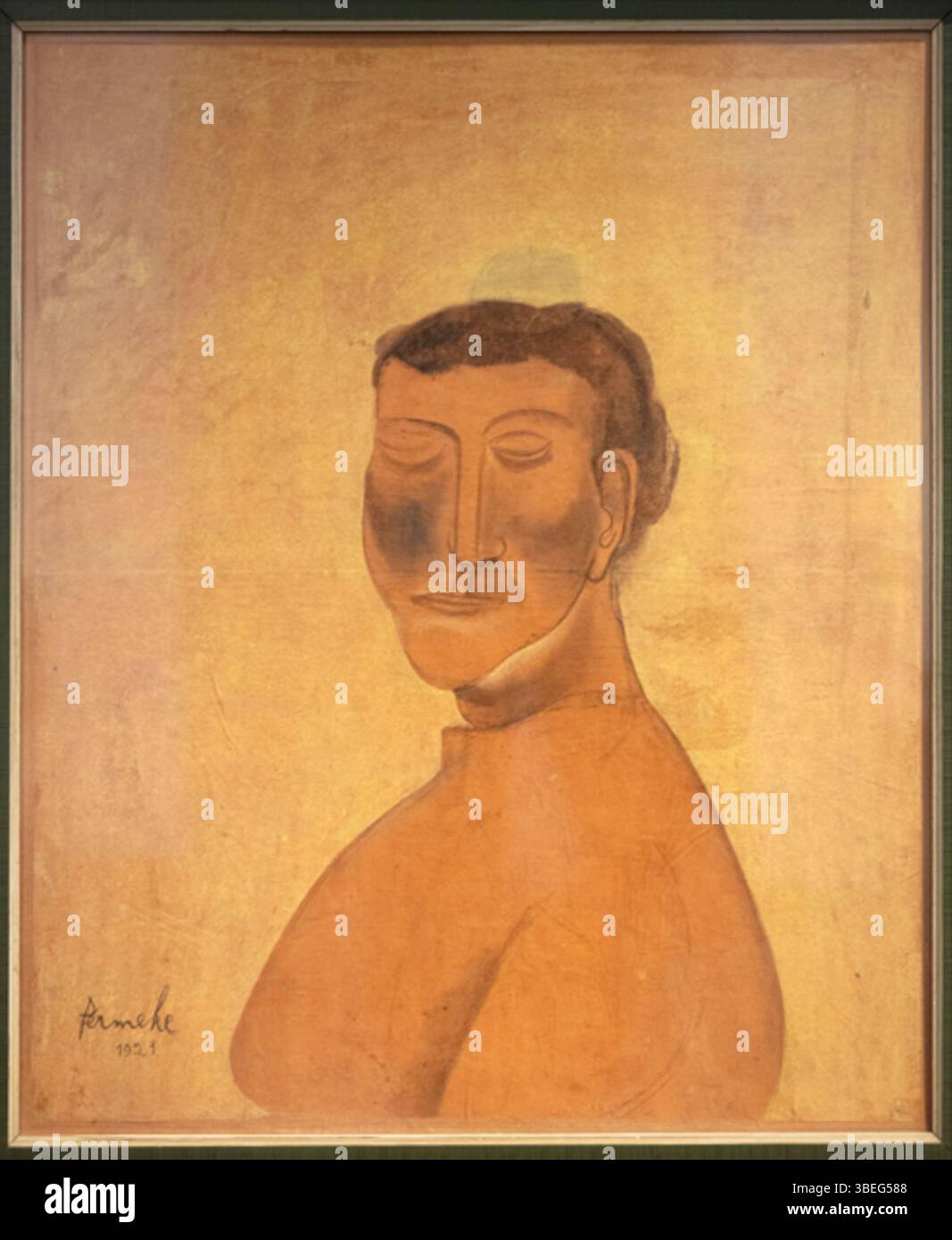 Kunstmuseum aan Zee (Mu.Zee). Oostende. West-Vlaanderen. Belgique. Schilderij, constante Permeke (1886-1952), Visservrouw, 1921. Peinture. Constant Permeke (1886-1952) Pêcheur. 1921. Constant Permeke (1886-1952) PMRMaeyaert@gmail.com. © Paul M.R. Maeyaert ; pmrmaeyaert@gmail.com. Europe|Belgique ; Europe|Belgique|West-Vlaanderen ; Europe|Belgique|West-Vlaanderen|Ostende ; Patrimoine culturel|techniques|peinture. © Paul M.R. Maeyaert ; pmrmaeyaert@gmail.com. Réf. : PM 147147 B Oostende. NE MODIFIEZ PAS LE NOM DU FICHIER. DE BESTANDSNAAM NIET WIJZIGEN. Banque D'Images