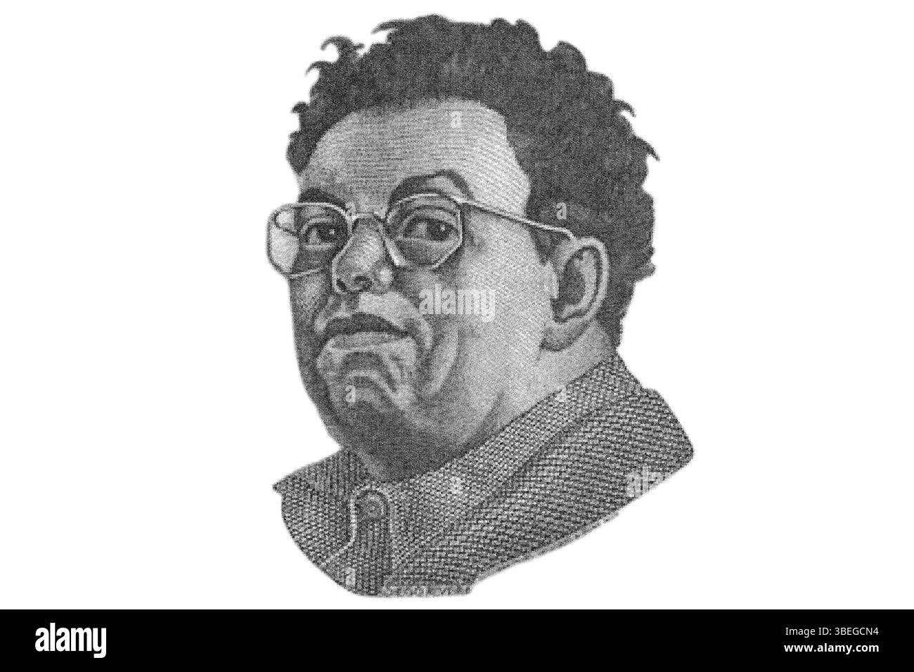 Diego Rivera Portrait des billets de banque mexicains Banque D'Images