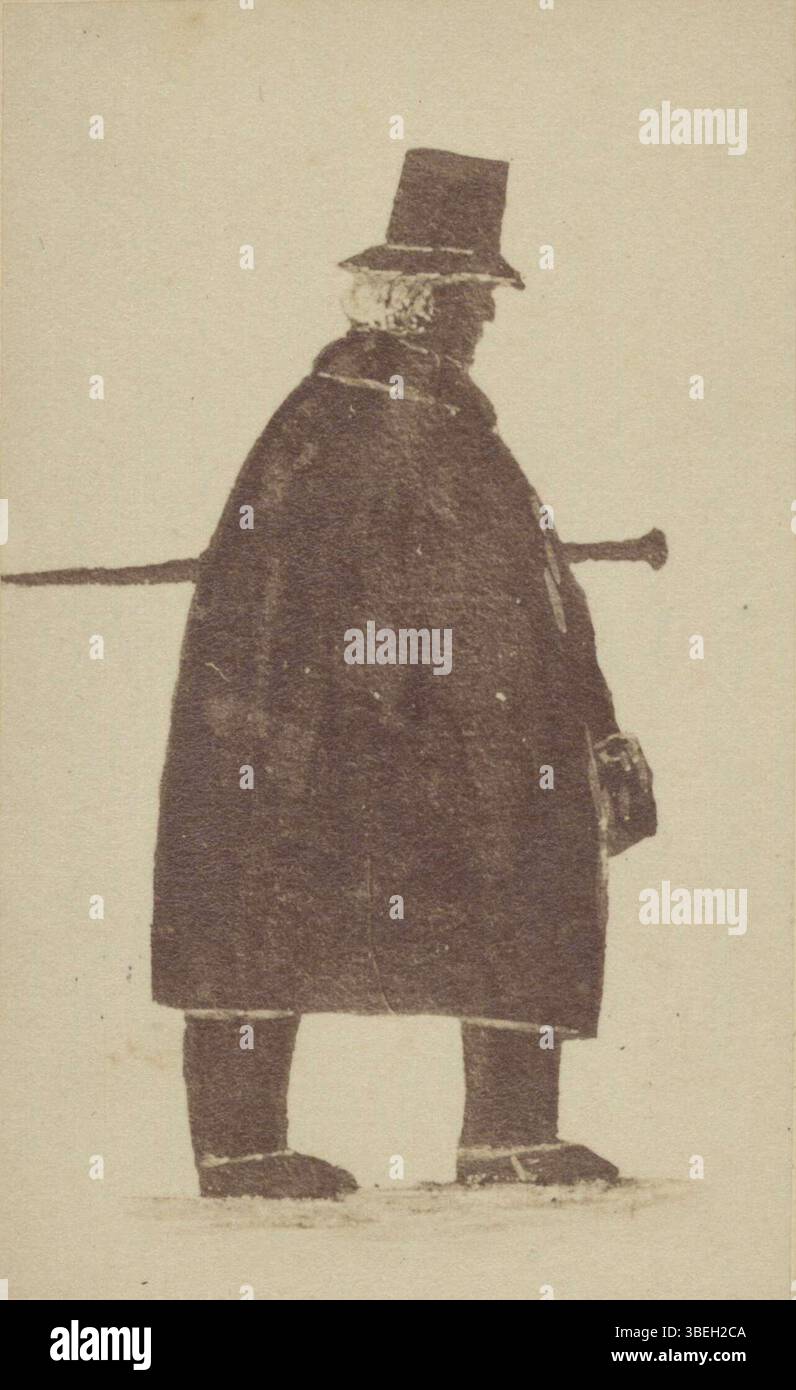 Cette photographie est un portrait d'ombre de Carl Gustav Jung, pris vers 1846. L'image est en noir et blanc et montée sur carton, représentant l'influent psychiatre et psychanalyste suisse. Banque D'Images