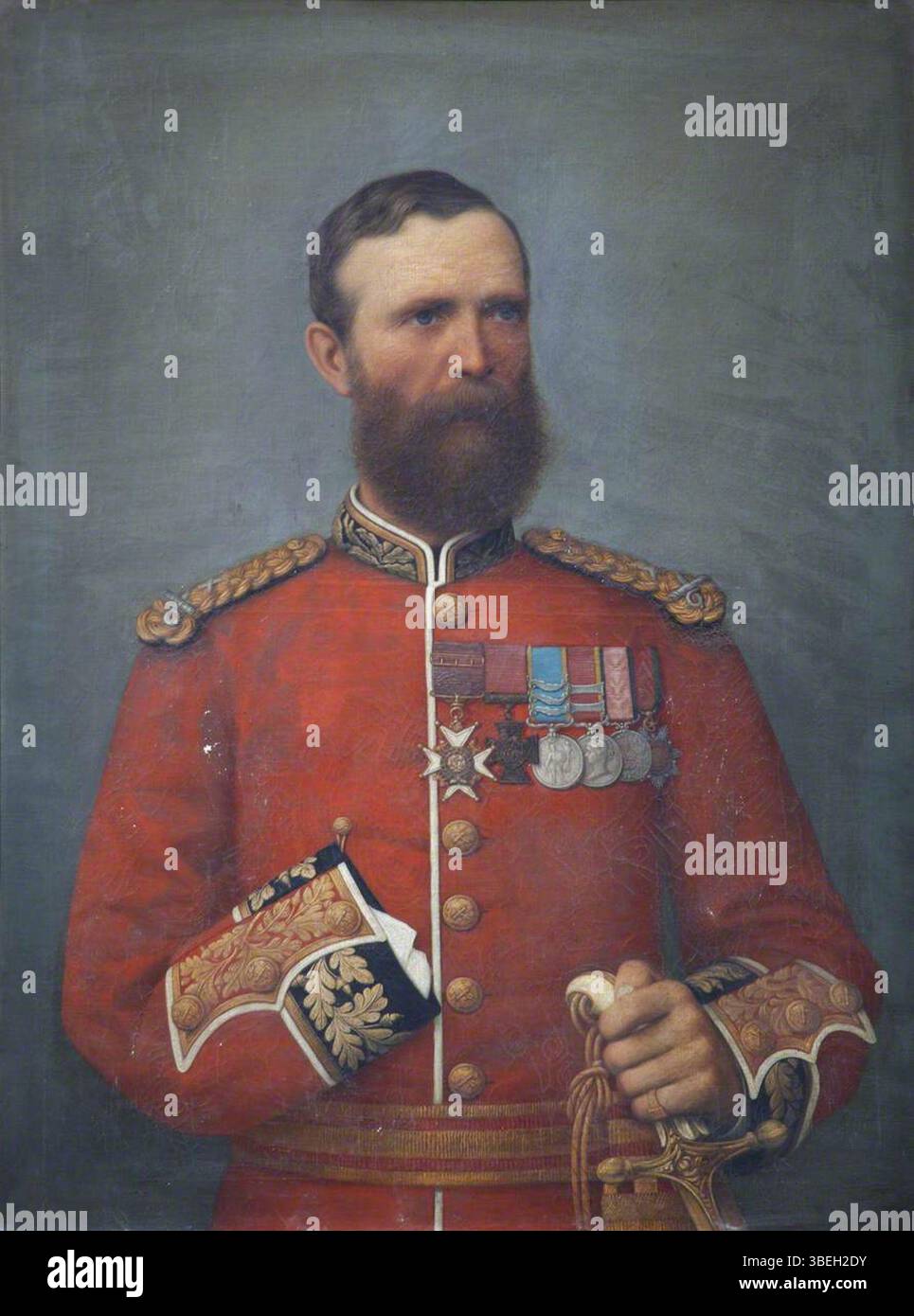 Matinal Inconnu Artiste inconnu ; brevet Major (plus tard lieutenant-général Sir) Mark ...