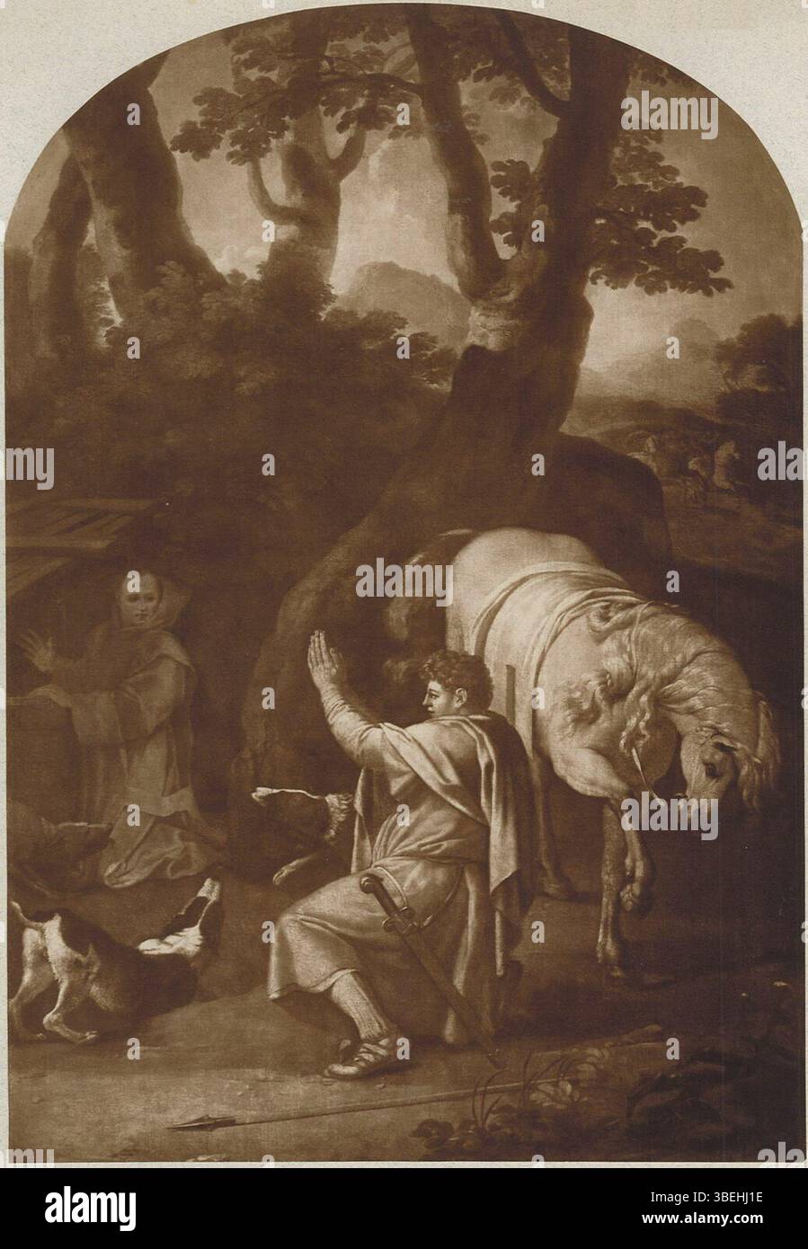 Le sueur, EustacheFrance, Musée du Louvre, Département des peintures, INV 8043 - https ://collections.louvre.fr/ark:/53355/cl010062068 - : - https ://collections.louvre.fr/CGU Banque D'Images