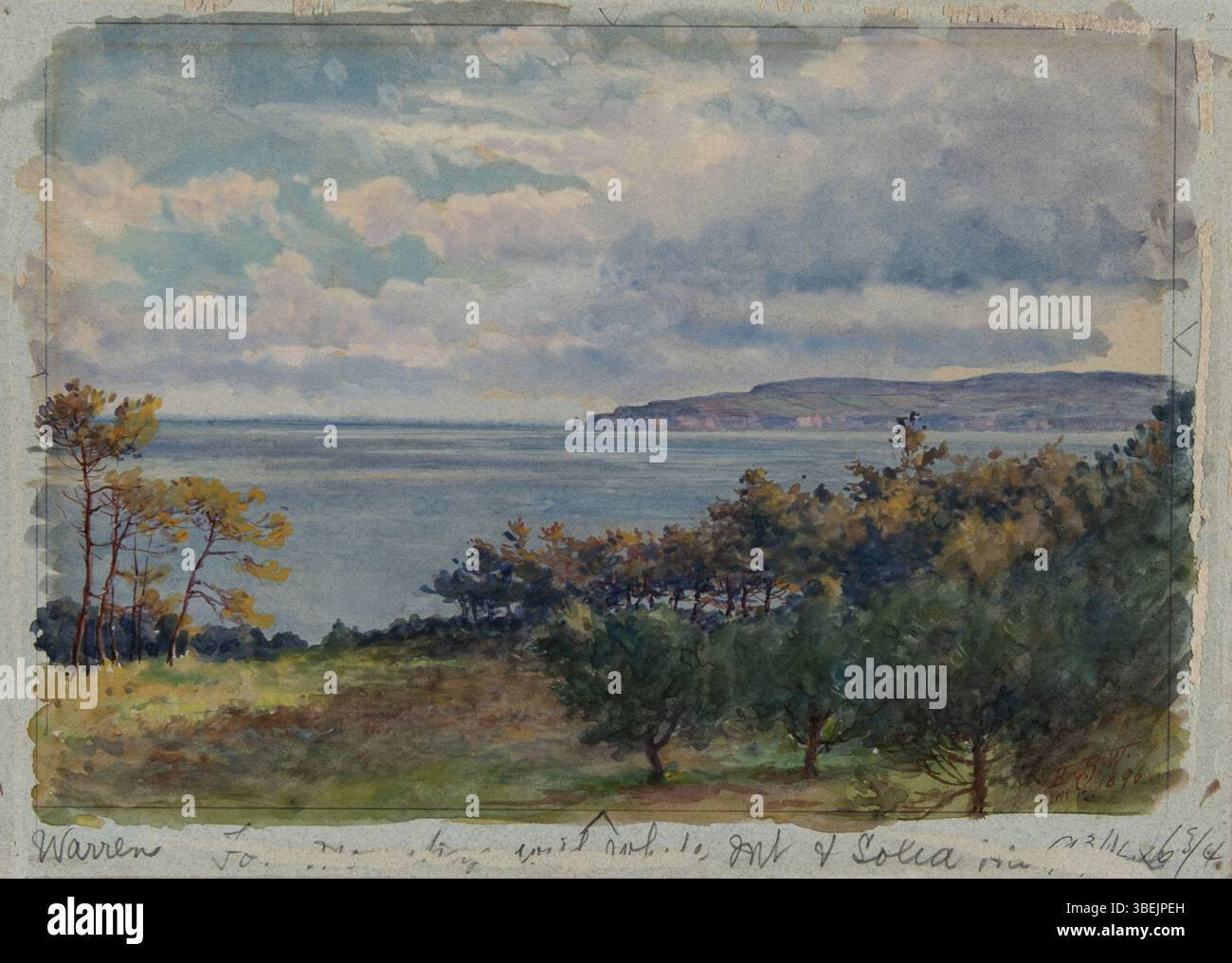Cette aquarelle de Harold Broadfield Warren représente Robin Hood’s Bay dans le Yorkshire, capturant le paysage côtier et les caractéristiques architecturales de la baie. Créé le 31 décembre 1896, il mesure 7 11/16 x 10 13/16 pouces et fait partie de la Morton and Marie Bradley Memorial Collection au Eskenazi Museum of Art, Université de l'Indiana. Banque D'Images Cette aquarelle de Harold Broadfield Warren représente Robin Hood’s Bay dans le Yorkshire, capturant le paysage côtier et les caractéristiques architecturales de la baie. Créé le 31 décembre 1896, il mesure 7 11/16 x 10 13/16 pouces et fait partie de la Morton and Marie Bradley Memorial Collection au Eskenazi Museum of Art, Université de l'Indiana. Banque D'Images