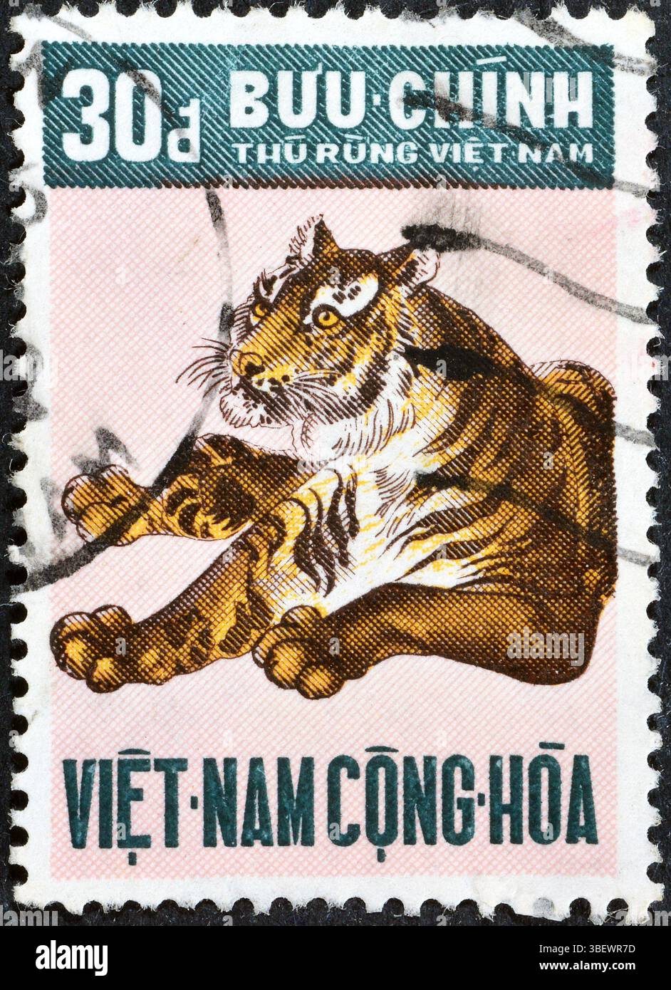 Vietnam 1984 - Timbres Protégés Animaux (chats, Lions, Tigres, Léopards) - Série Complète Oblitérée - Collection Prophila