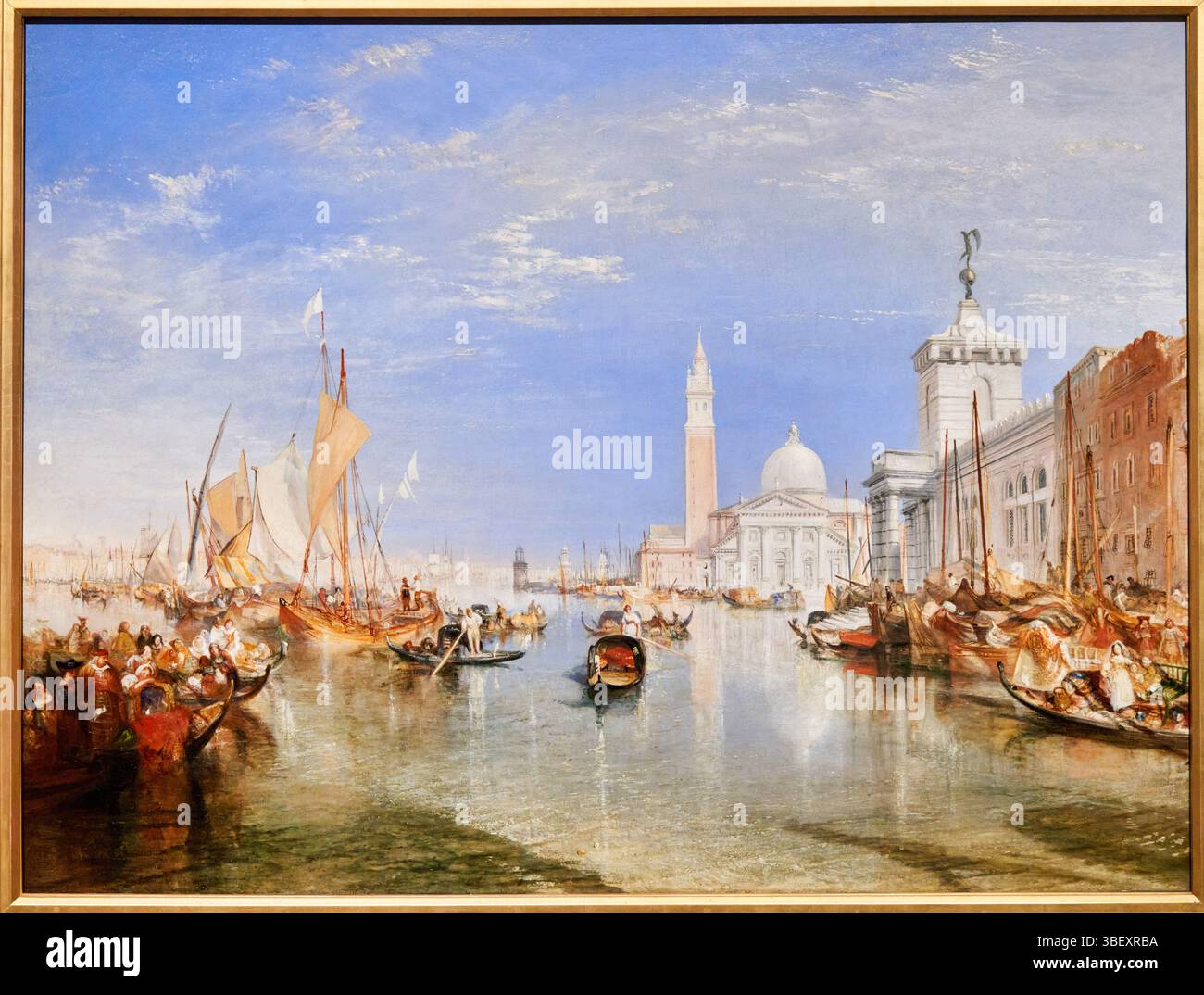 The Dogana and San Giorgio Maggiore, Venise, 1834, Joseph M. W. Turner (Londres, 1775-185T), exposition Proust and the Arts, Nation Thyssen-Bornemisza Banque D'Images
