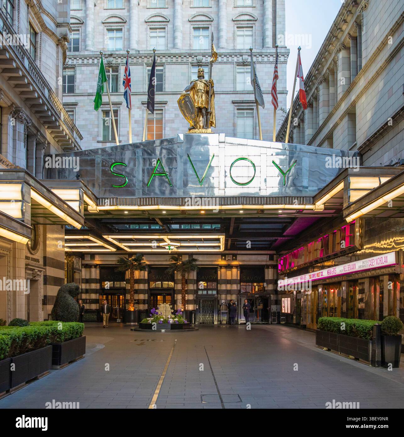 Savoy Strand Londres Banque D'Images