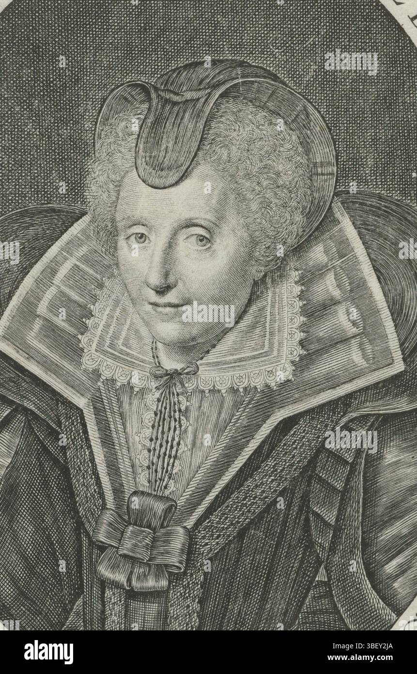 La Haye, Jansz., Broer (la Haye), Queborn, Crispijn van den, la Haye, Portrait de Louise de Coligny, Portrait de Louise dans un ovale avec écriture de bordure. Dans la marge inférieure, cinq lignes texte néerlandais., impression, Oranjeportretten, hauteur 217 mm, largeur 138 mm, Noord-Nederlands, 1604 - 1652-11-25, graveur, 1586 - 1629, papier, gravure, gravure (processus d'impression), gravure, etsen, conception de travaux, après conception, publication (événement), publication, éditeur Banque D'Images