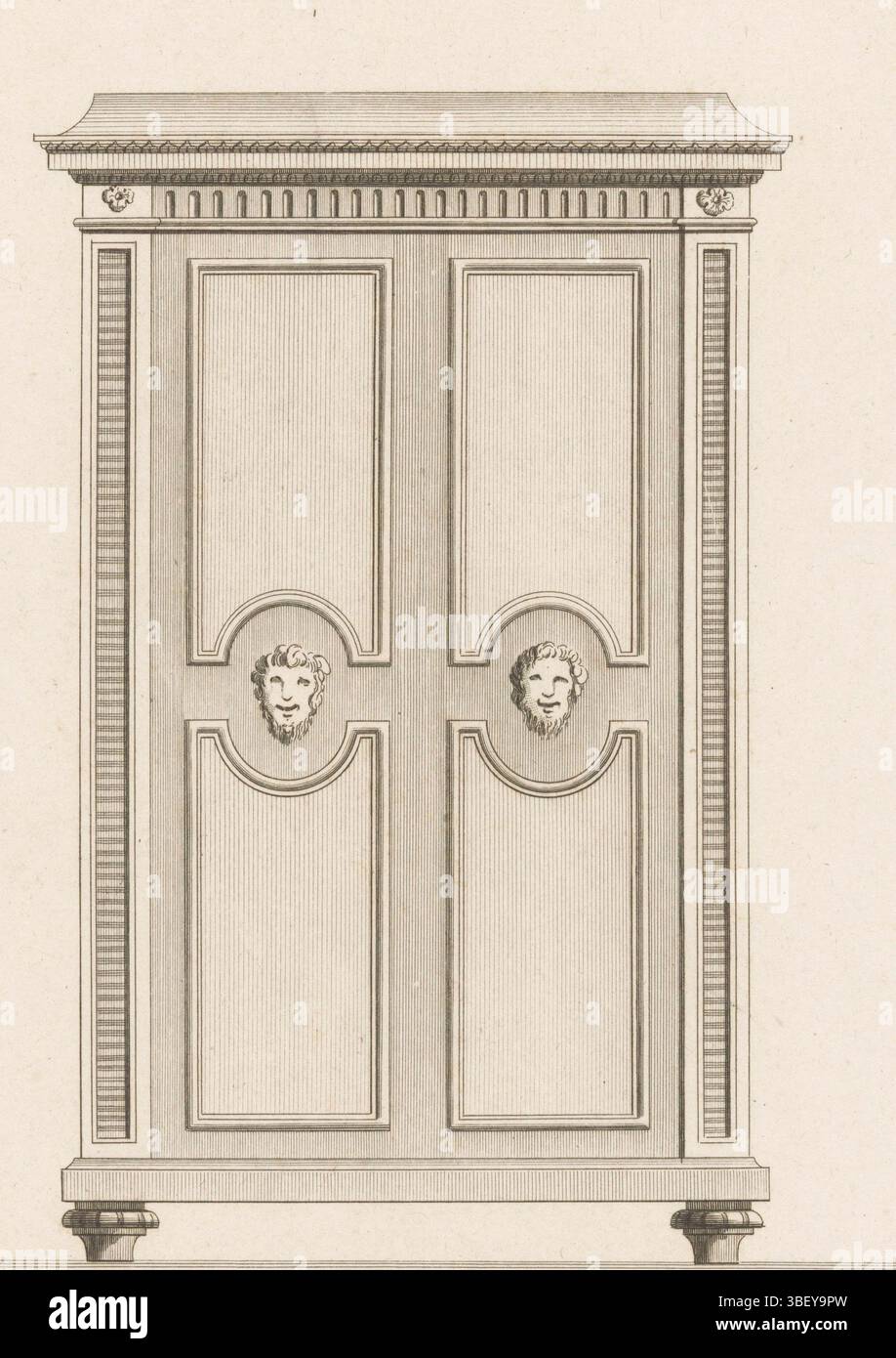 Paris, le Père & Pierre-Michel Avaulez, Charles, Boucher, juste Nathan François, Boutrois, Philibert, 30ème cahier, Kasten, armoire à la moderne, étui avec masques, Paris, verso - estampillé, Un placard orné de visages masculins. Numéro d'impression 175, impression, impression d'ornement, impressions, impressions d'ornement, hauteur 331 mm, largeur 200 mm, imprimeur, 1772 - 1779, papier, gravure, gravure, gravure (procédé d'impression), conception d'œuvres, 1736 - 1782-01, selon conception, publication (événement), publication, éditeur Banque D'Images Paris, le Père & Pierre-Michel Avaulez, Charles, Boucher, juste Nathan François, Boutrois, Philibert, 30ème cahier, Kasten, armoire à la moderne, étui avec masques, Paris, verso - estampillé, Un placard orné de visages masculins. Numéro d'impression 175, impression, impression d'ornement, impressions, impressions d'ornement, hauteur 331 mm, largeur 200 mm, imprimeur, 1772 - 1779, papier, gravure, gravure, gravure (procédé d'impression), conception d'œuvres, 1736 - 1782-01, selon conception, publication (événement), publication, éditeur Banque D'Images