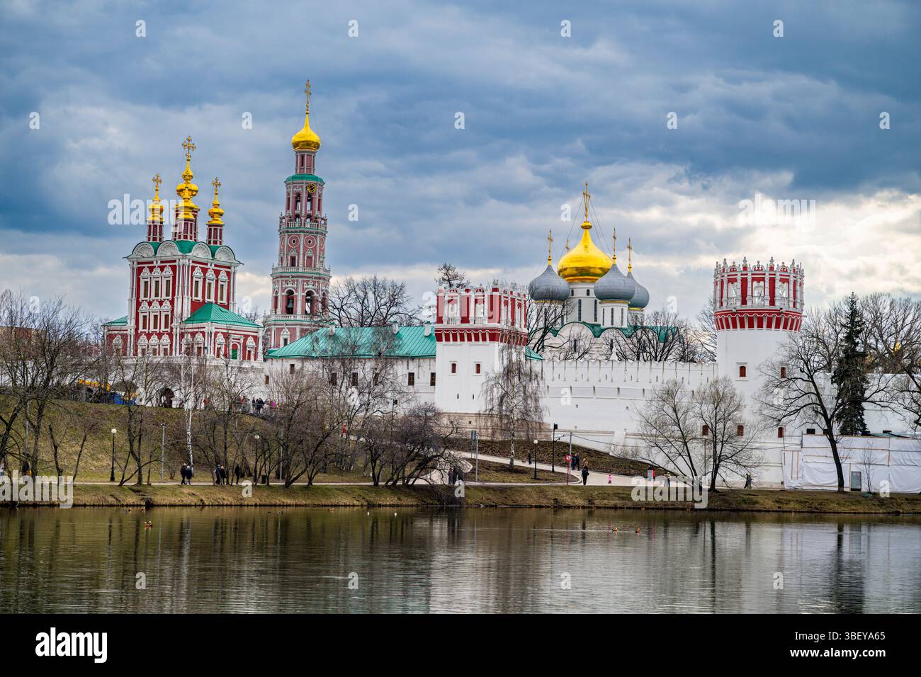 Site du patrimoine de l'UNESCO couvent Novodevichy, Moscou, Russie Banque D'Images