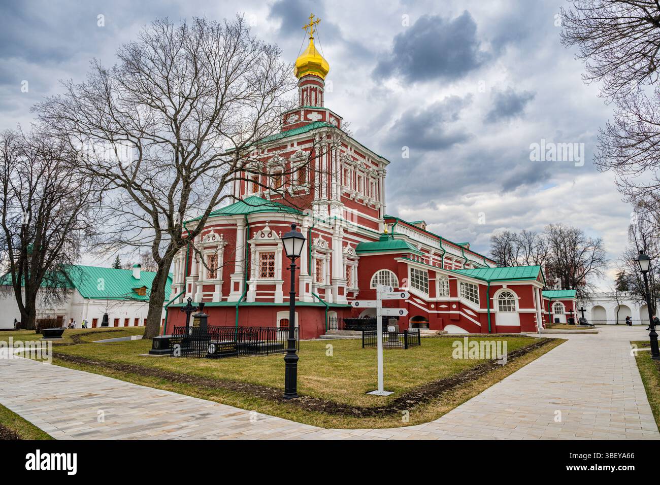 Site du patrimoine de l'UNESCO couvent Novodevichy, Moscou, Russie Banque D'Images