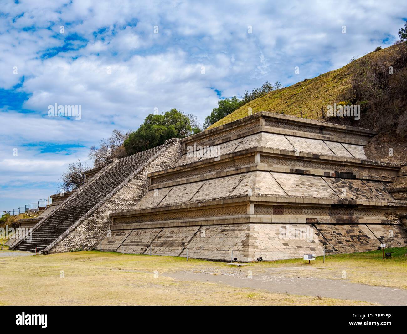 Site archéologique de la Grande Pyramide, Cholula, État de Puebla, Mexique Banque D'Images