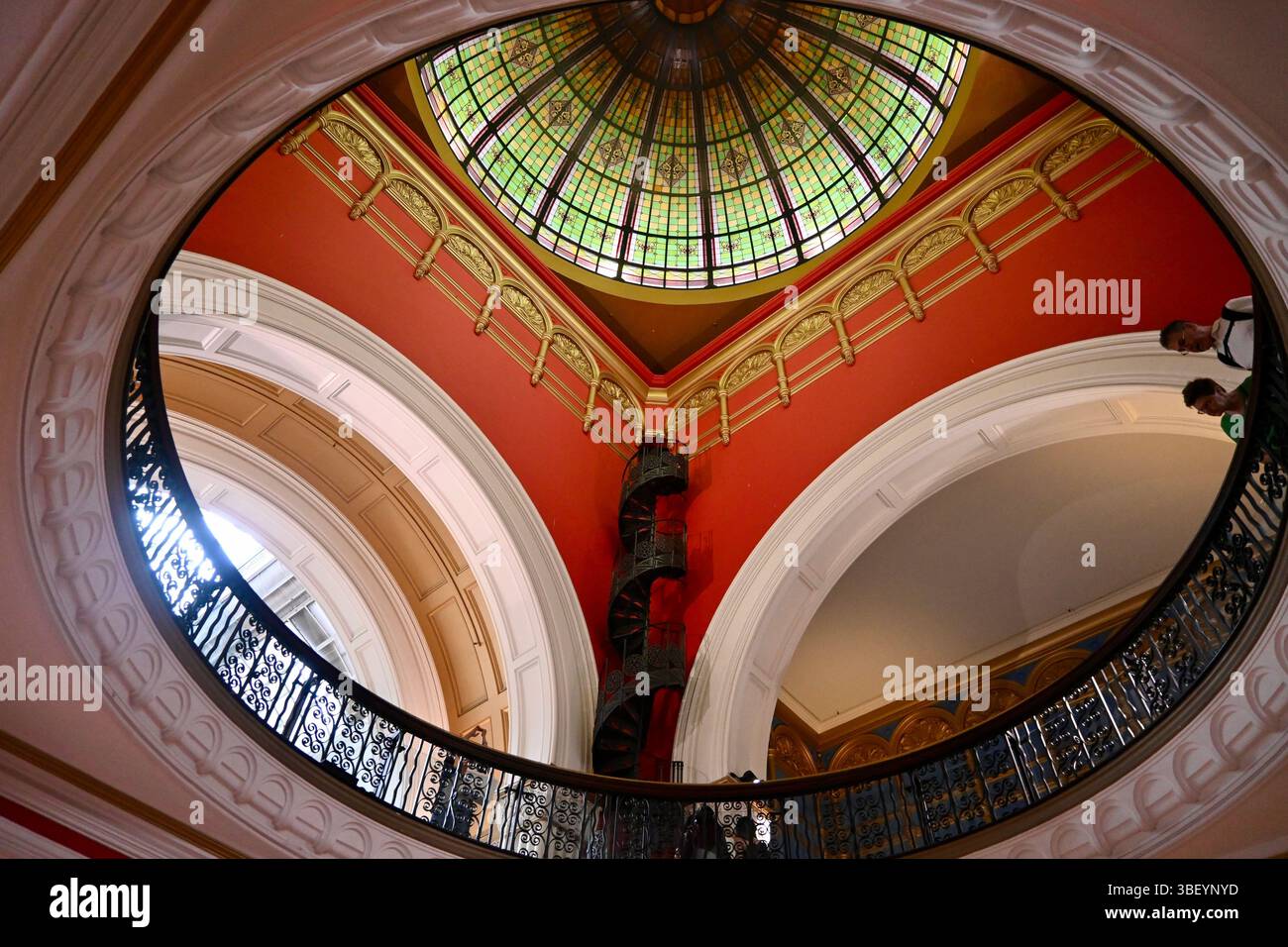 Dôme dans le Queen Victoria Building, Australie Banque D'Images