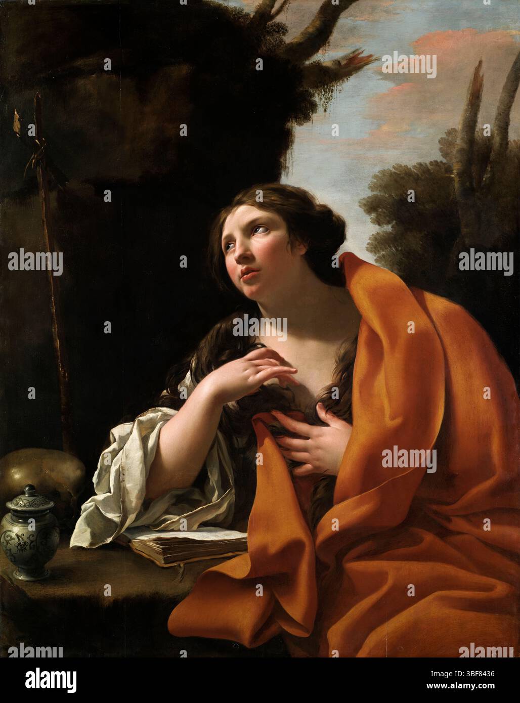 Sainte Marie-Madeleine. Simon Vouet. c. 1630. Banque D'Images