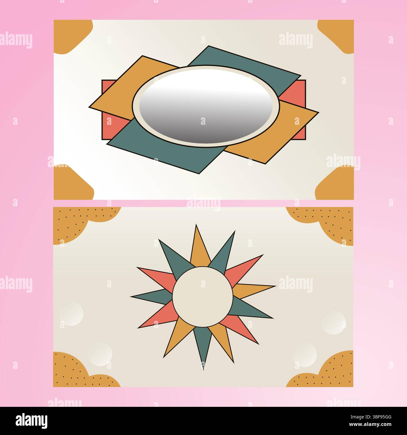 Design plat rétro style pop art background.Comic rayons illustrations vectorielles dans un style rétro. Illustration de Vecteur