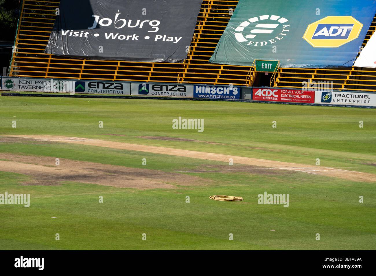 DP World Wanderers Cricket Stadium Banque D'Images