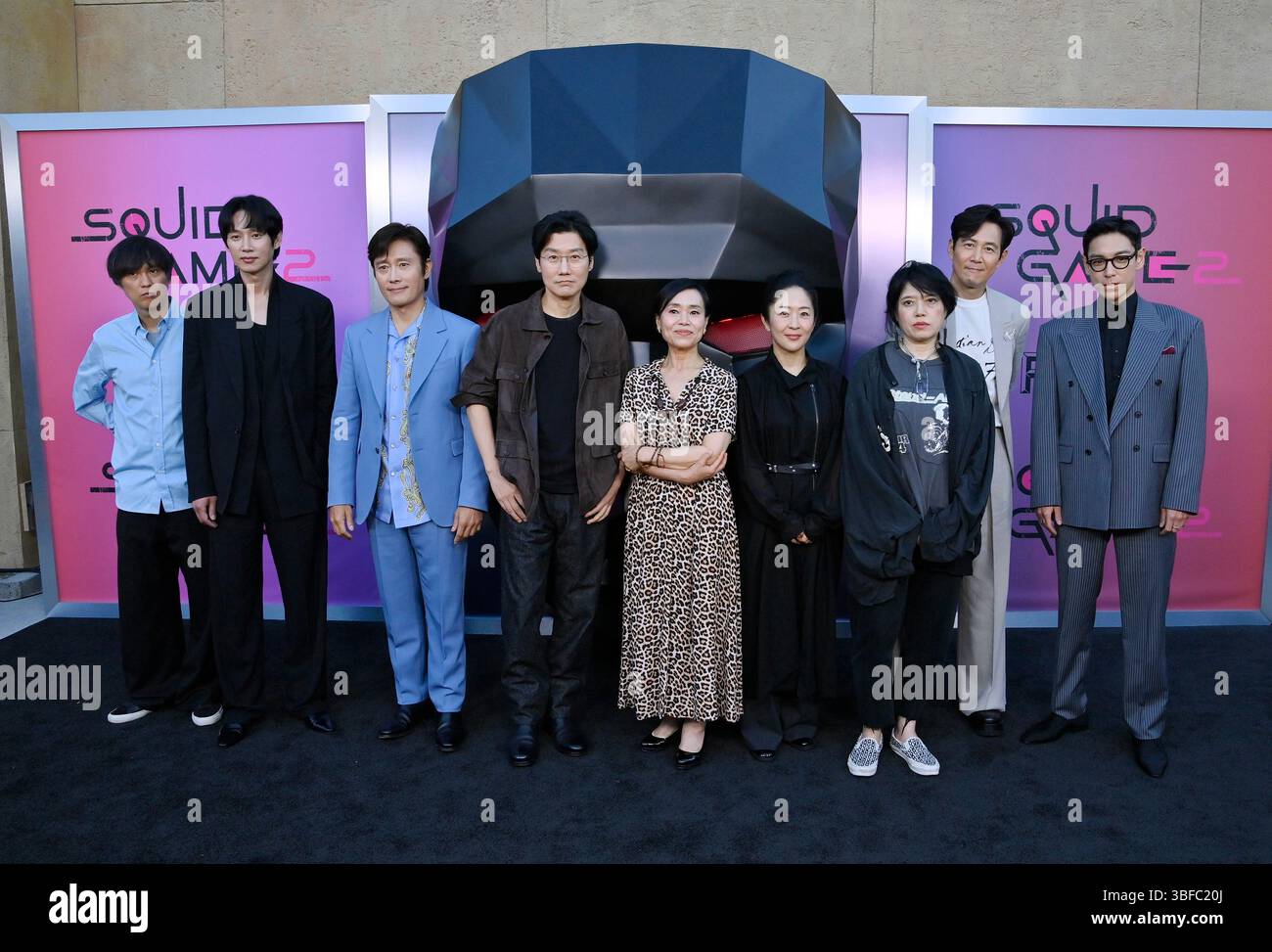 Los Angeles, États Uited. 30 mai 2025. Kim Ji-yONG, Park Sung-hoon, Lee Byung-Hun, Hwang Dong-hyuk, Kang Ae-Shim, Chae Kyoung-Sun, Nam Na-young, Lee Jung-Jae et Choi Seung-hyun aka T.O.P assistent au thriller de survie dystopique coréen de Netflix 'Squid Game 2' FYSEE LA Fest au théâtre égyptien dans la section hollywoodienne de Los Angeles le vendredi 30 mai 2025. Photo de Jim Ruymen/UPI crédit : UPI/Alamy Live News Banque D'Images