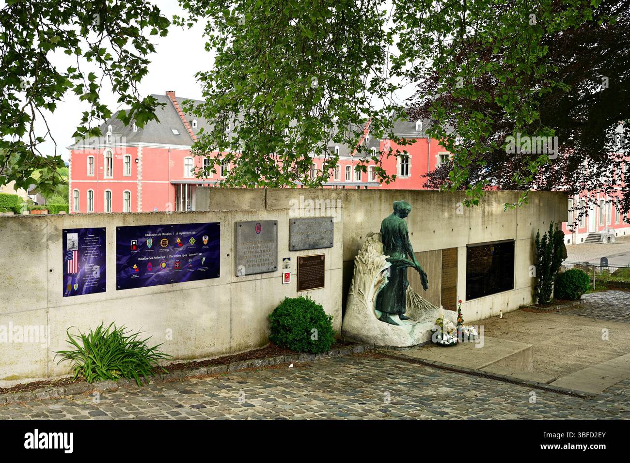 Mémoriaux de guerre de Stavelot Banque D'Images