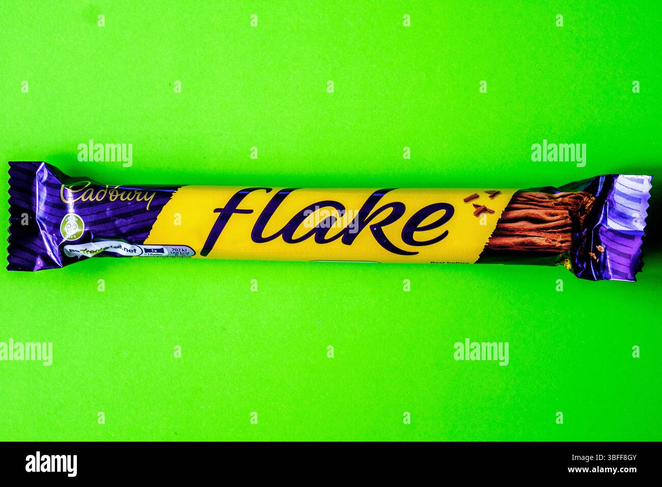 Londres Royaume-Uni, 01 juin 2025, original Cadbury Flake Milk Chocolate Bar Banque D'Images