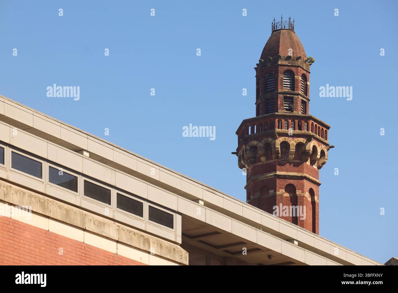 Listé Grade II Strangeways conçu par Alfred Waterhouse HM prison Manchester catégorie A et B prison pour hommes Banque D'Images