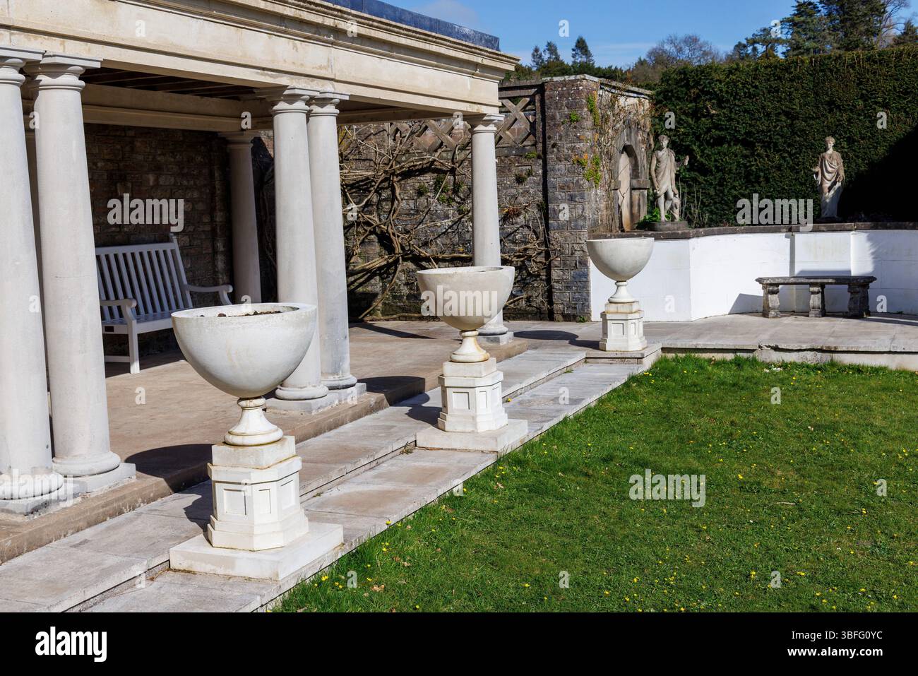 Dyffryn House, Glamorgan, pays de Galles, Royaume-Uni Banque D'Images