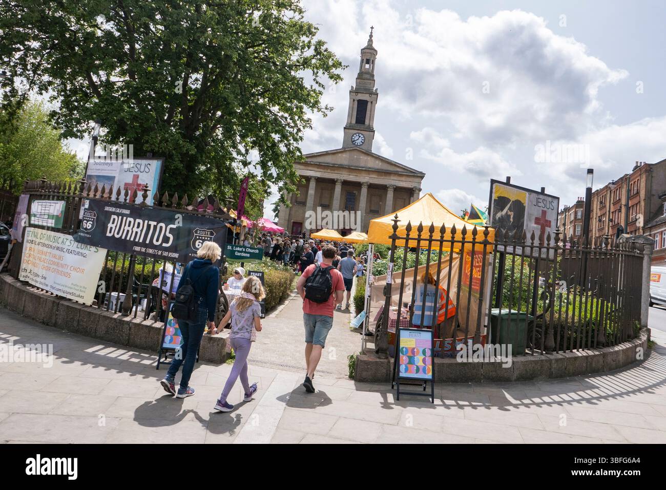 West Norwood Feast dans le sud de Londres, Angleterre. West Norwood Feast est un festival de marché de rue autofinancé et géré par des bénévoles à Lambeth. Photo : SMP News Banque D'Images