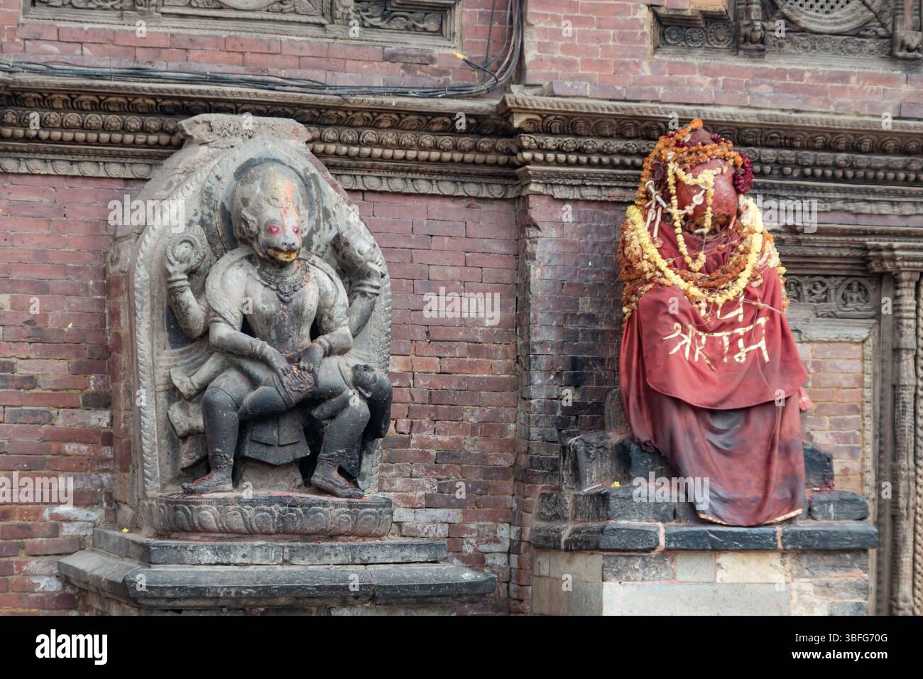 Sadhus : Saints hommes du Népal Banque D'Images