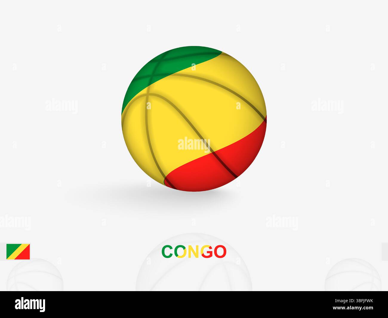 Congo Basketball concept avec drapeau national Design. Parfait pour une utilisation dans le contenu lié au sport, les promotions de l'équipe nationale. Illustration de Vecteur Congo Basketball concept avec drapeau national Design. Parfait pour une utilisation dans le contenu lié au sport, les promotions de l'équipe nationale. Illustration de Vecteur