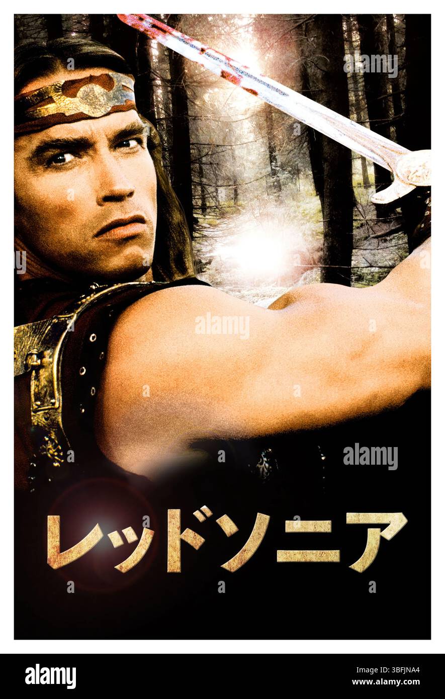 ARNOLD SCHWARZENEGGER dans RED SONJA (1985), réalisé par RICHARD FLEISCHER. Crédit : M. G. M/ARTISTE-UNIE / Album Banque D'Images