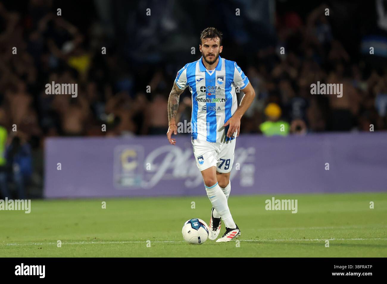 Terni, Italie. 03 juin 2025. Lancini Edoardo (Pescara) lors de la finale Play Off Italian série C, match Ternana Calcio vs Pescara 02 juin 2025 au stade Liberati de Terni Italie (photo de Luca Marchetti/LiveMedia) lors de Ternana vs pescara, match de football italien Coppa Italia Serie C à Terni, Italie, 02 juin 2025 crédit : Agence photo indépendante/Alamy Live News Banque D'Images