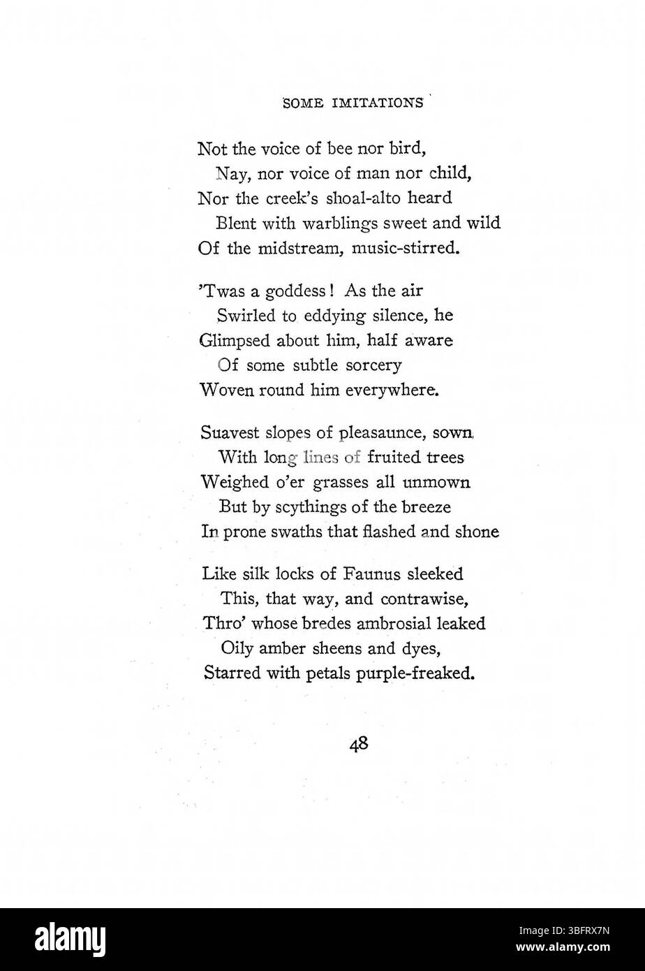 Cette image intitulée 'Morning' de 1907 représente une scène sereine tôt le matin. La composition met en valeur la lumière naturelle et un environnement paisible, reflétant l'atmosphère calme des heures du matin. Banque D'Images