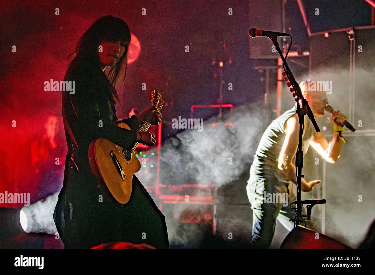 The Sisters of Mercy au Bearded Theory Festival 2025 Banque D'Images