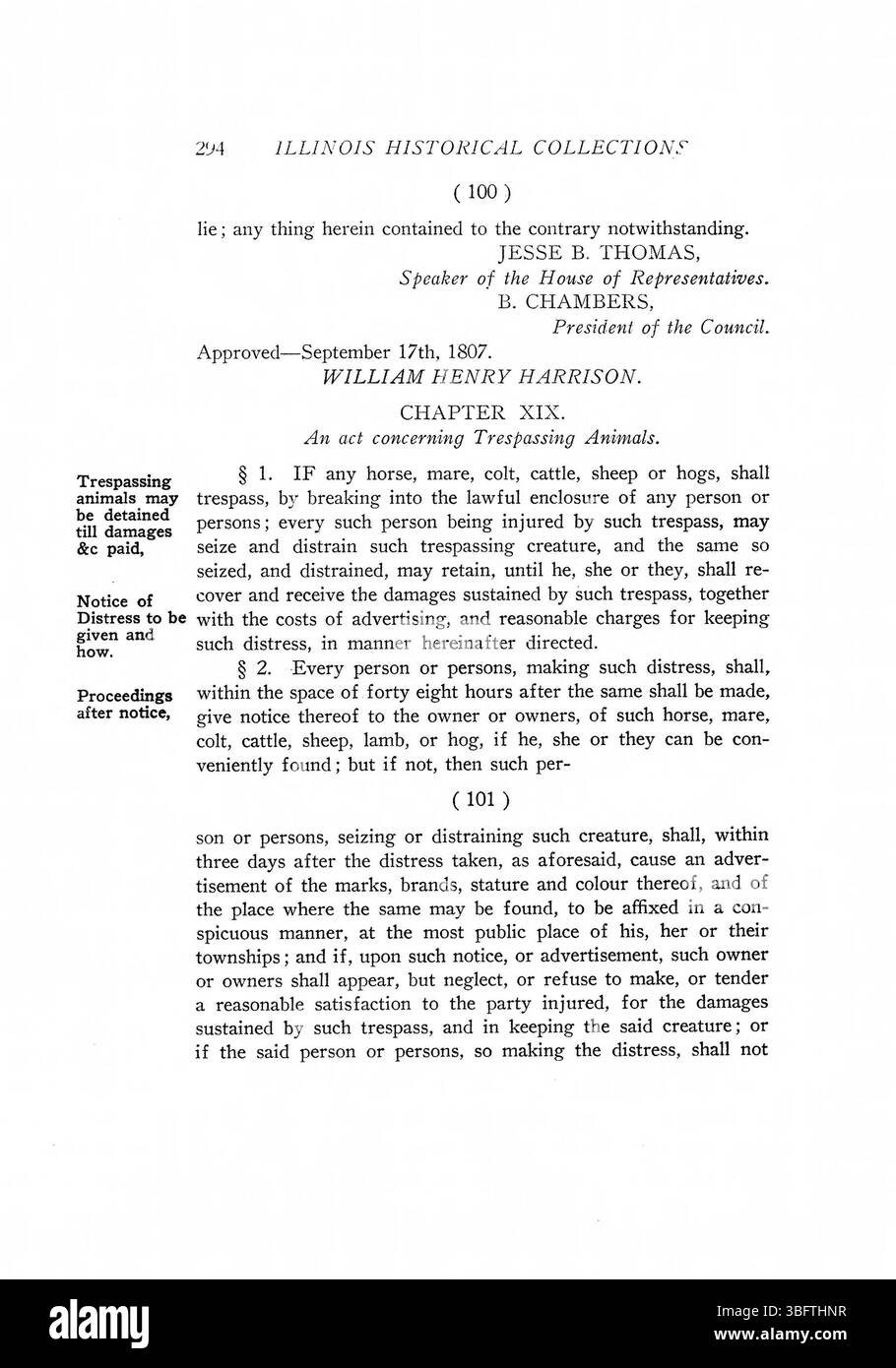 Une réimpression de 1930 des lois du territoire de l'Indiana du début du XIXe siècle, éditée par le juriste Francis S. Philbrick et enrichie avec du matériel de la bibliothèque et du département historique de l'Indiana. Banque D'Images Une réimpression de 1930 des lois du territoire de l'Indiana du début du XIXe siècle, éditée par le juriste Francis S. Philbrick et enrichie avec du matériel de la bibliothèque et du département historique de l'Indiana. Banque D'Images