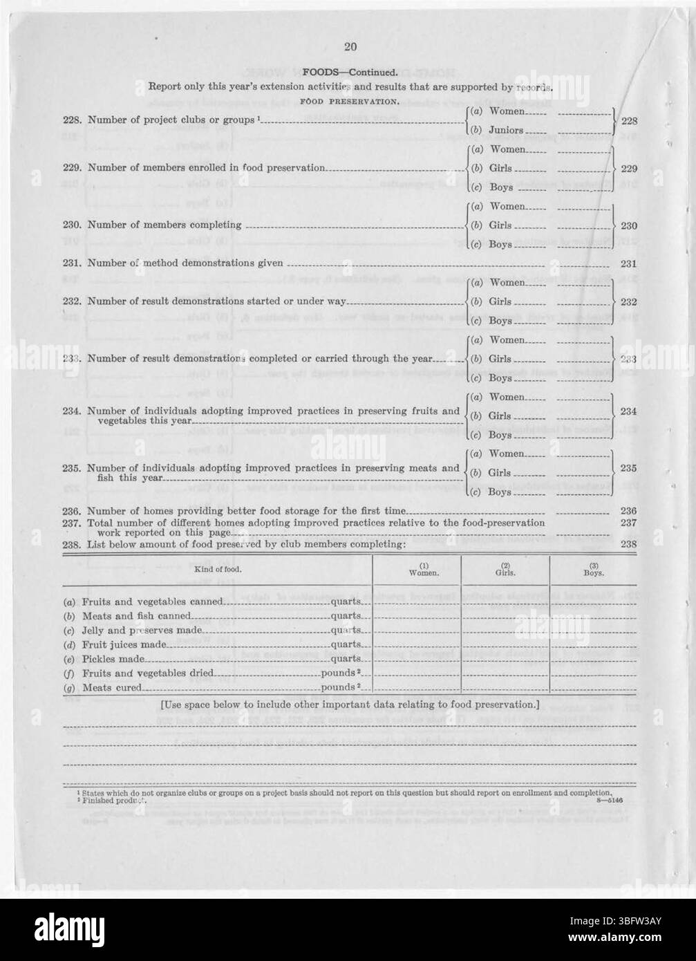 Cette section du rapport annuel 1927 détaille le travail du Service de vulgarisation dans le comté d’Alamosa, mettant en évidence l’éducation agricole et les programmes de soutien pour les agriculteurs et les éleveurs locaux sous la direction de Louis H. Rochford. Le rapport décrit diverses initiatives visant à améliorer la productivité et la durabilité. Banque D'Images