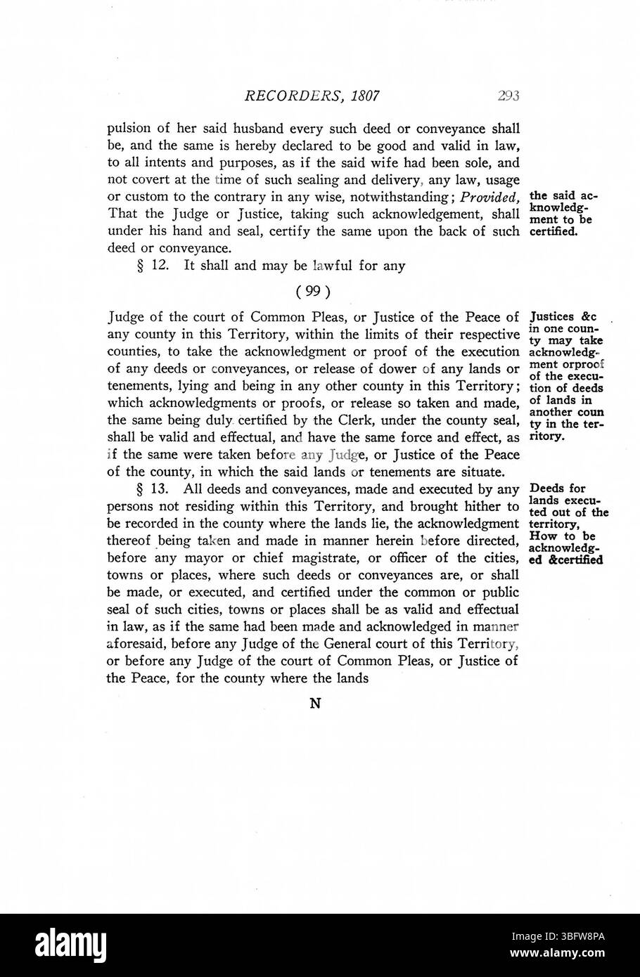 Documentant les développements juridiques dans le territoire de l'Indiana de 1801 à 1809, ce volume a été réédité en 1930 avec des annotations de Francis S. Philbrick et des documents provenant de sources historiques de l'État. Banque D'Images Documentant les développements juridiques dans le territoire de l'Indiana de 1801 à 1809, ce volume a été réédité en 1930 avec des annotations de Francis S. Philbrick et des documents provenant de sources historiques de l'État. Banque D'Images