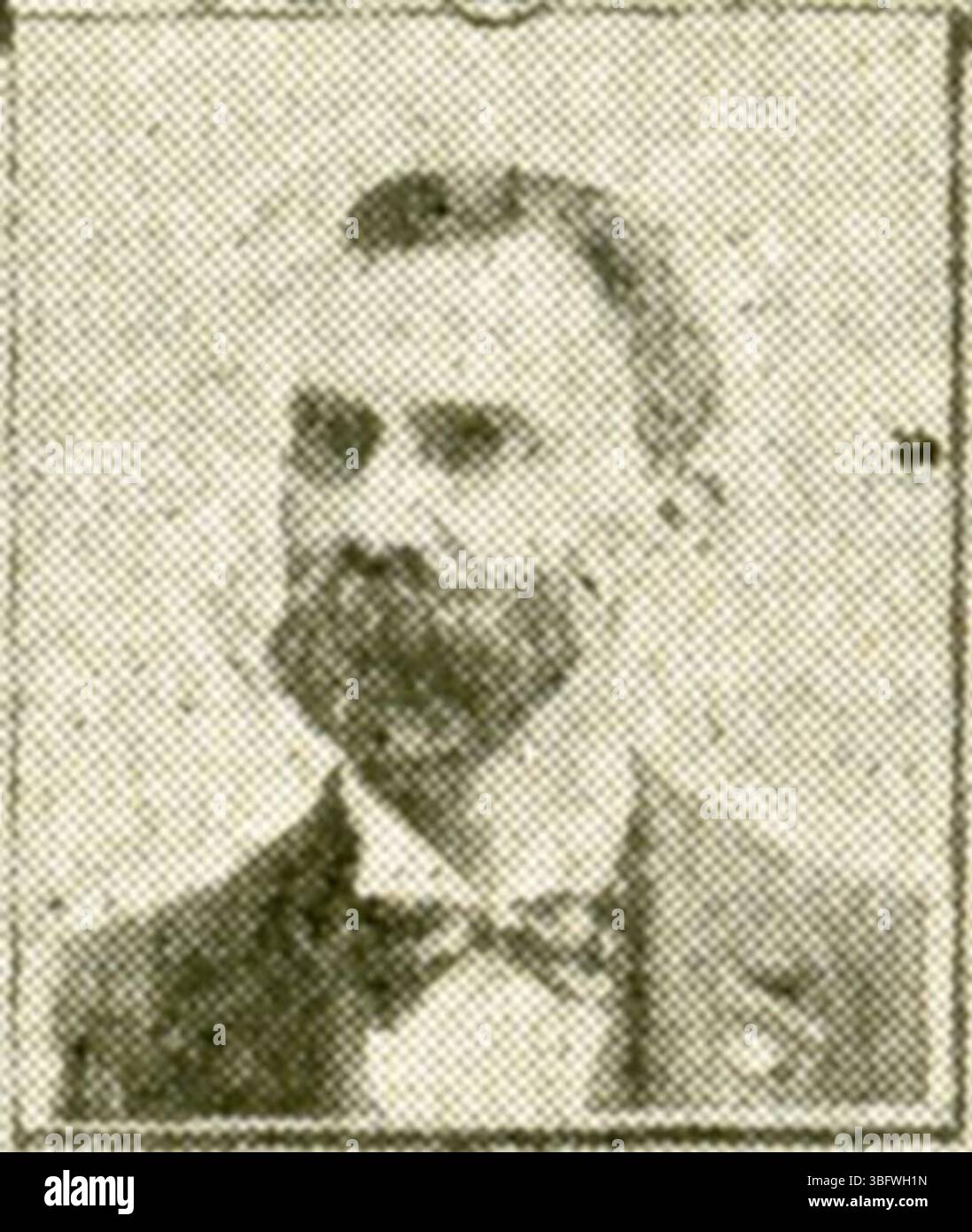 Lloyd W. Buckmaster (1849-1932) était une figure influente du transport et de la politique. Il a travaillé avec la Columbus Hocking Valley and Toledo Railroad, a servi comme fonctionnaire au département des transports et a représenté Columbus au conseil municipal à partir de 1894. Il a épousé Harriet 'Hattie' Taylor en 1870. Banque D'Images
