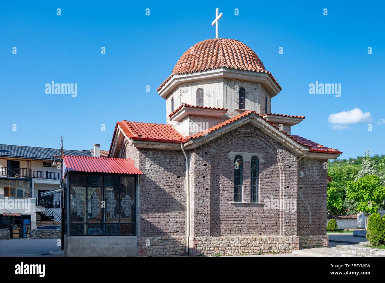 Église St Haralambos, Korce, Albanie Banque D'Images