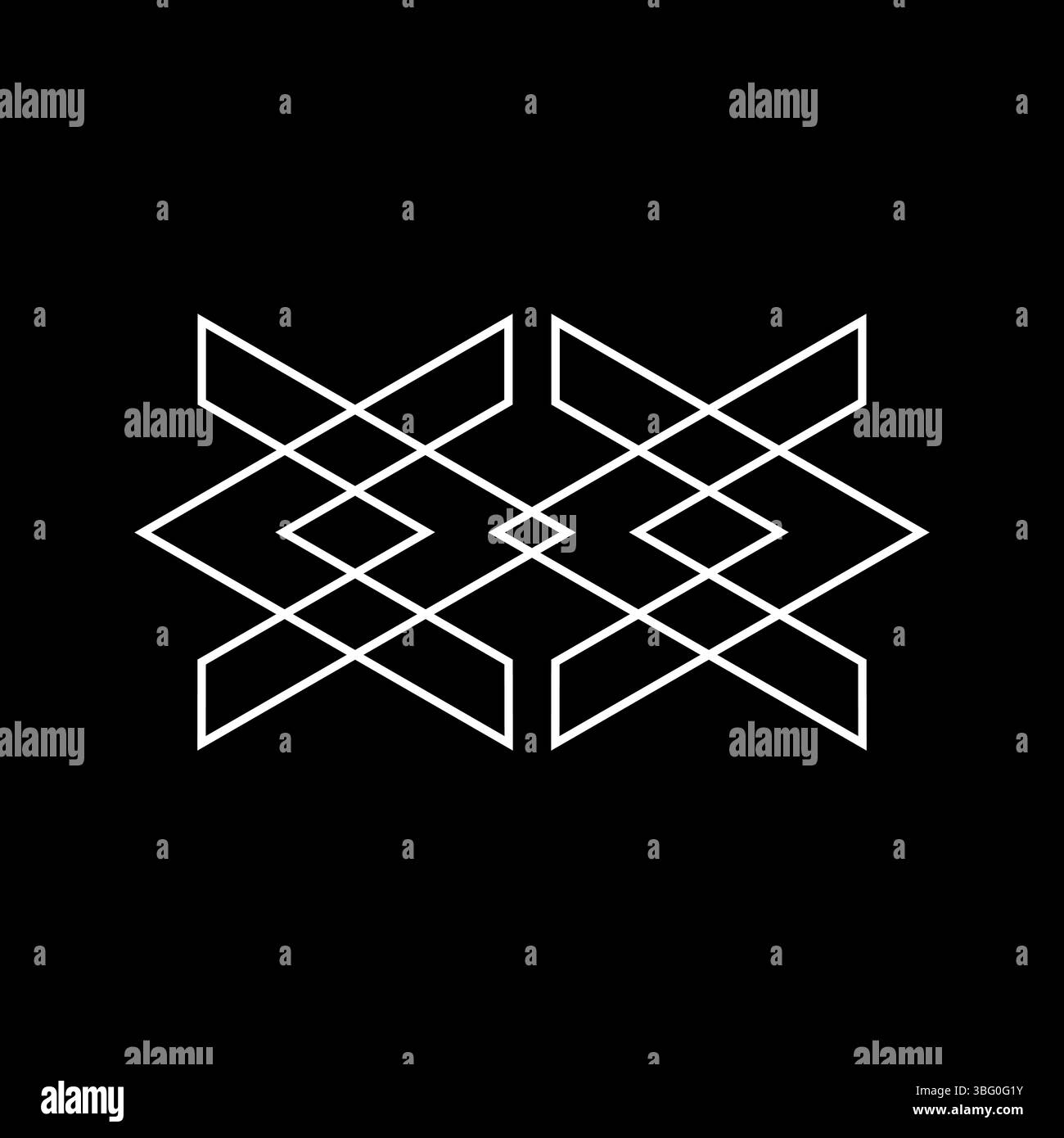 Collection de motifs abstraits géométriques et symboles Design minimaliste. Illustration de Vecteur