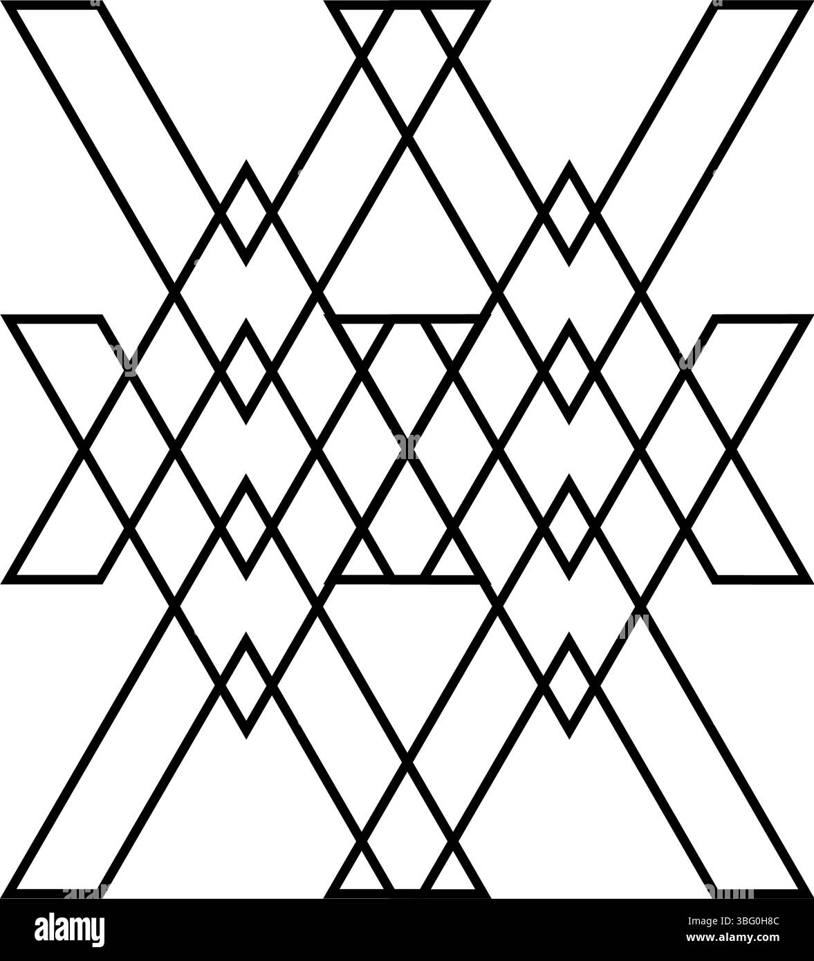 Collection de motifs abstraits géométriques et symboles Design minimaliste. Illustration de Vecteur