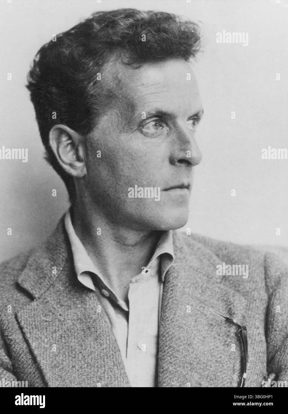 LUDWIG WITTGENSTEIN (1889-1951) philosophe autrichien en 1930 Banque D'Images