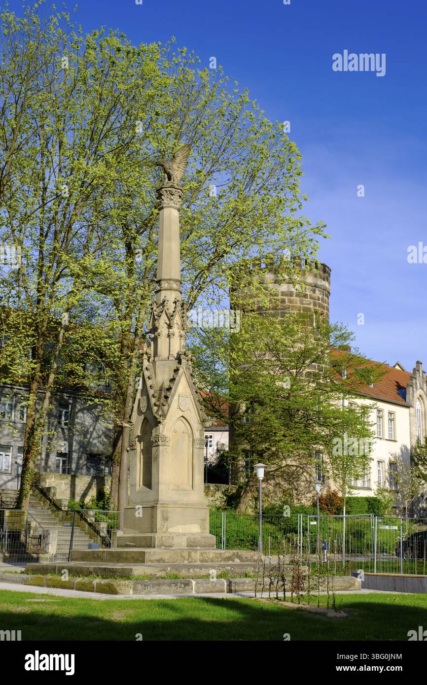 Ernstplatz, Cobourg, haute-Franconie, Franconie, Bavière, Allemagne, Europe Banque D'Images