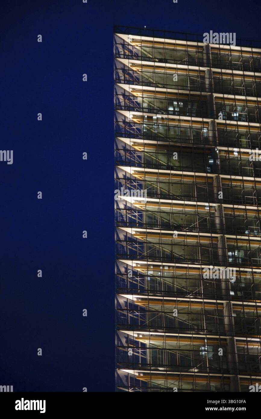 Centre de bureaux de Renzo Piano, Potsdamer place, Berlin, Allemagne, Europe Banque D'Images