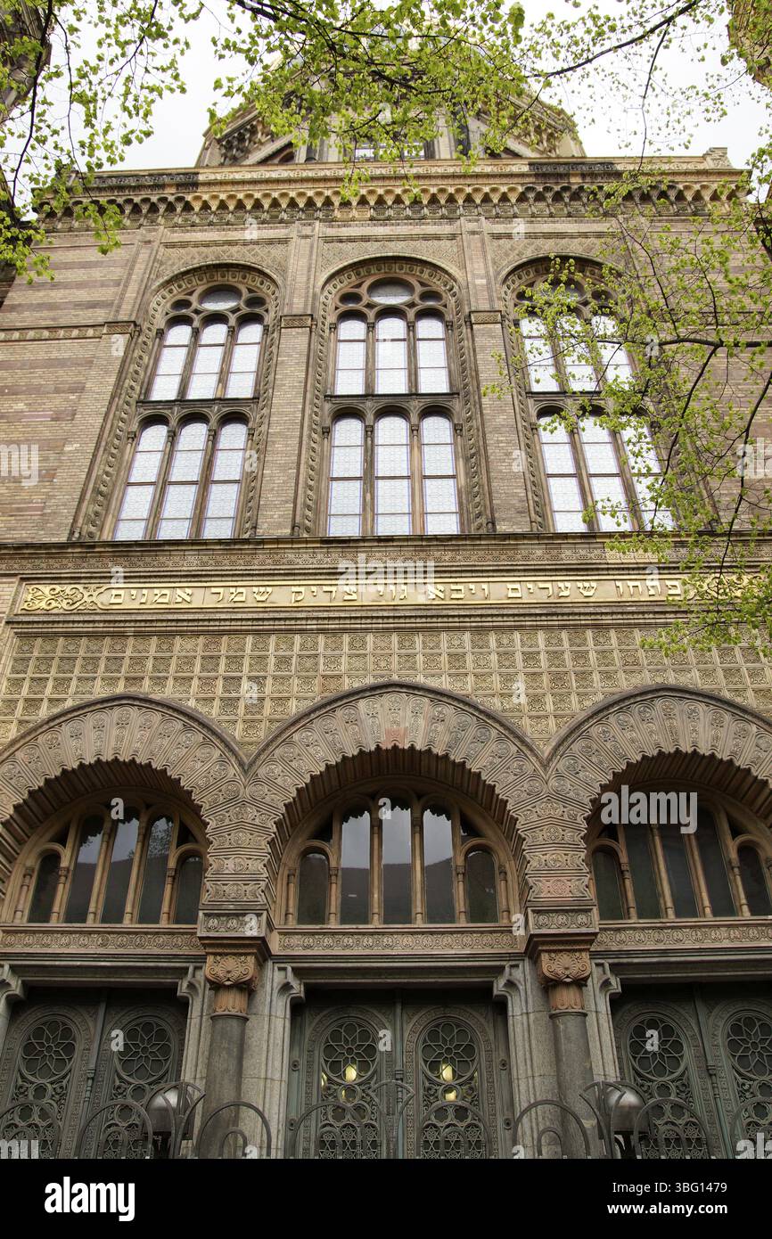Nouvelle synagogue à Berlin, Allemagne, Europe Banque D'Images