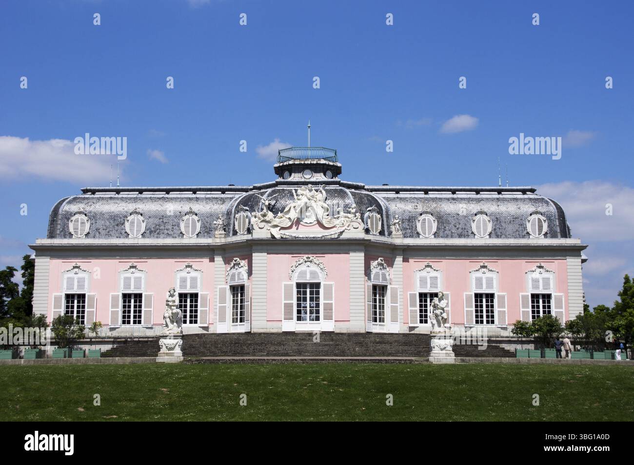 Palais Benrath, Duesseldorf, Allemagne, Europe Banque D'Images