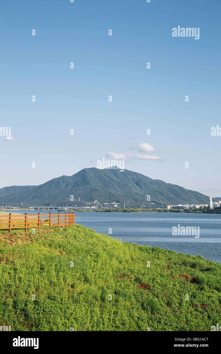 Namyangju Hangang River Park District de Sampae en corée Banque D'Images