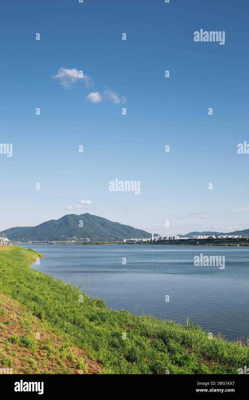 Namyangju Hangang River Park District de Sampae en corée Banque D'Images