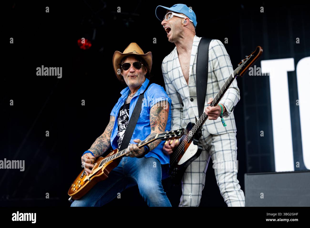 Terrorvision sur scène au festival Bearded Theory, Catton Hall, Derbyshire, mai 2025 Banque D'Images