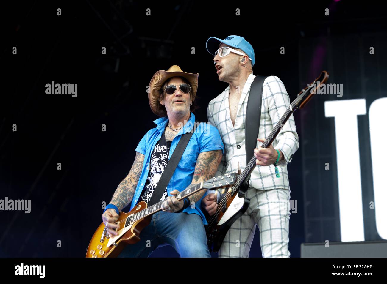 Terrorvision sur scène au festival Bearded Theory, Catton Hall, Derbyshire, mai 2025 Banque D'Images