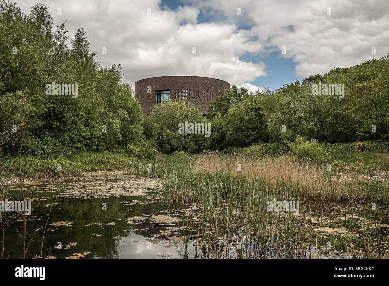 Tour de contrôle du trafic ferroviaire à Fredericia, Danemark, le 25 mai 2025 Banque D'Images