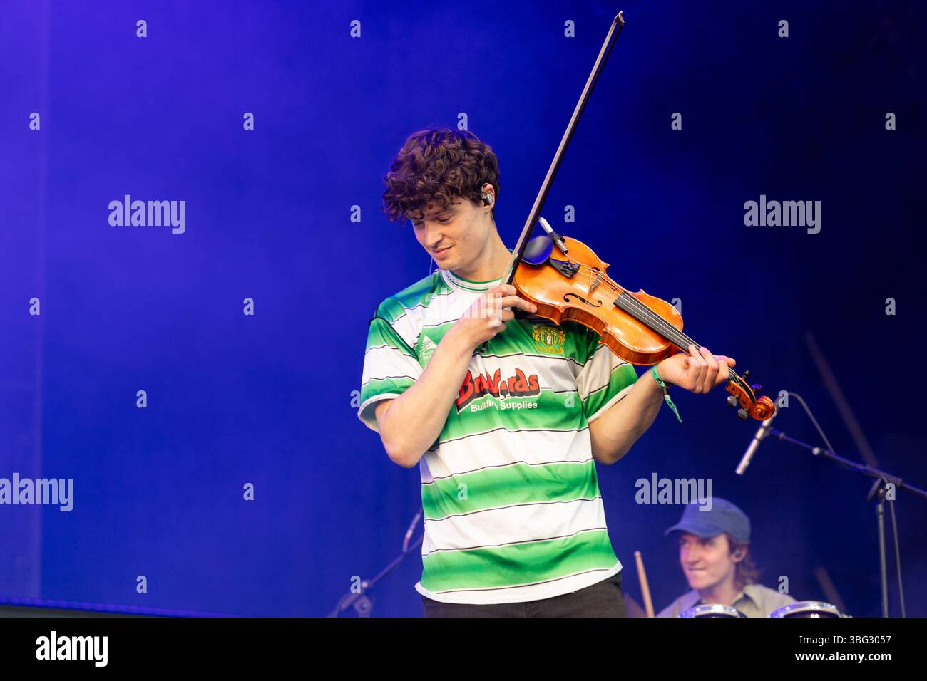 FAT Dog joue en live au festival Bearded Theory, Catton Hall, Derbyshire, mai 2025 Banque D'Images