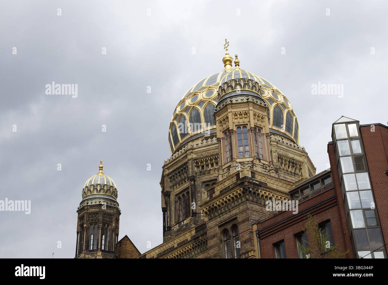 Nouvelle synagogue à Berlin, Allemagne, Europe Banque D'Images